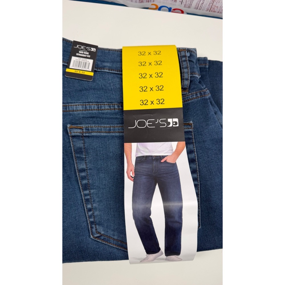 Joe's Dark Wash Mid Rise Straight Leg Beth Jeans Size 32X32 New